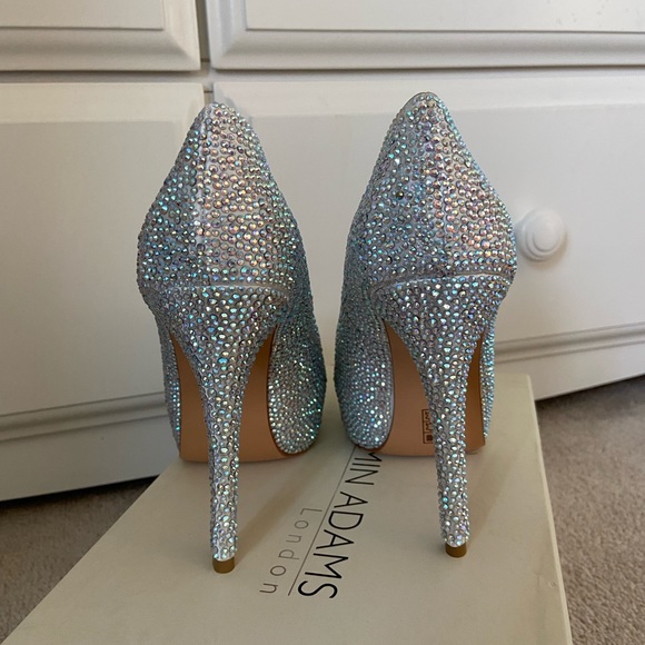 Benjamin Adams Crystal Platform Heels - New! - Picture 2 of 10